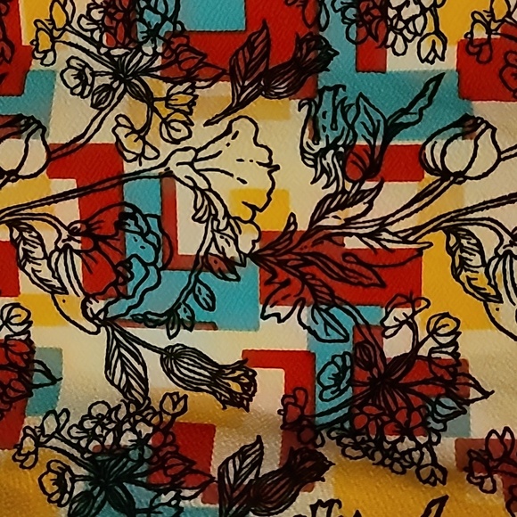 Colorful Patterned Women's Skirt - Picture 3 of 5